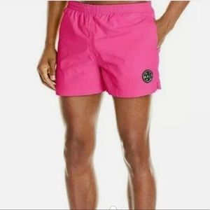 Maui & Sons Neon Pink Swim Trunks L